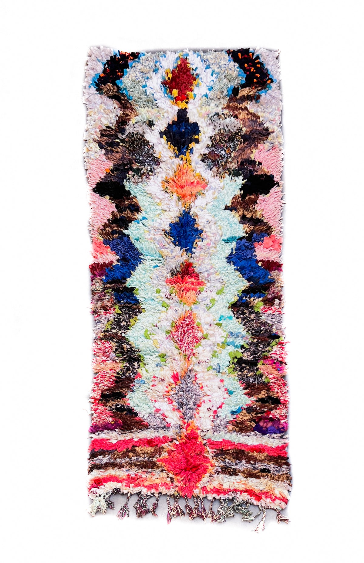 Eclectic Berber runner rug