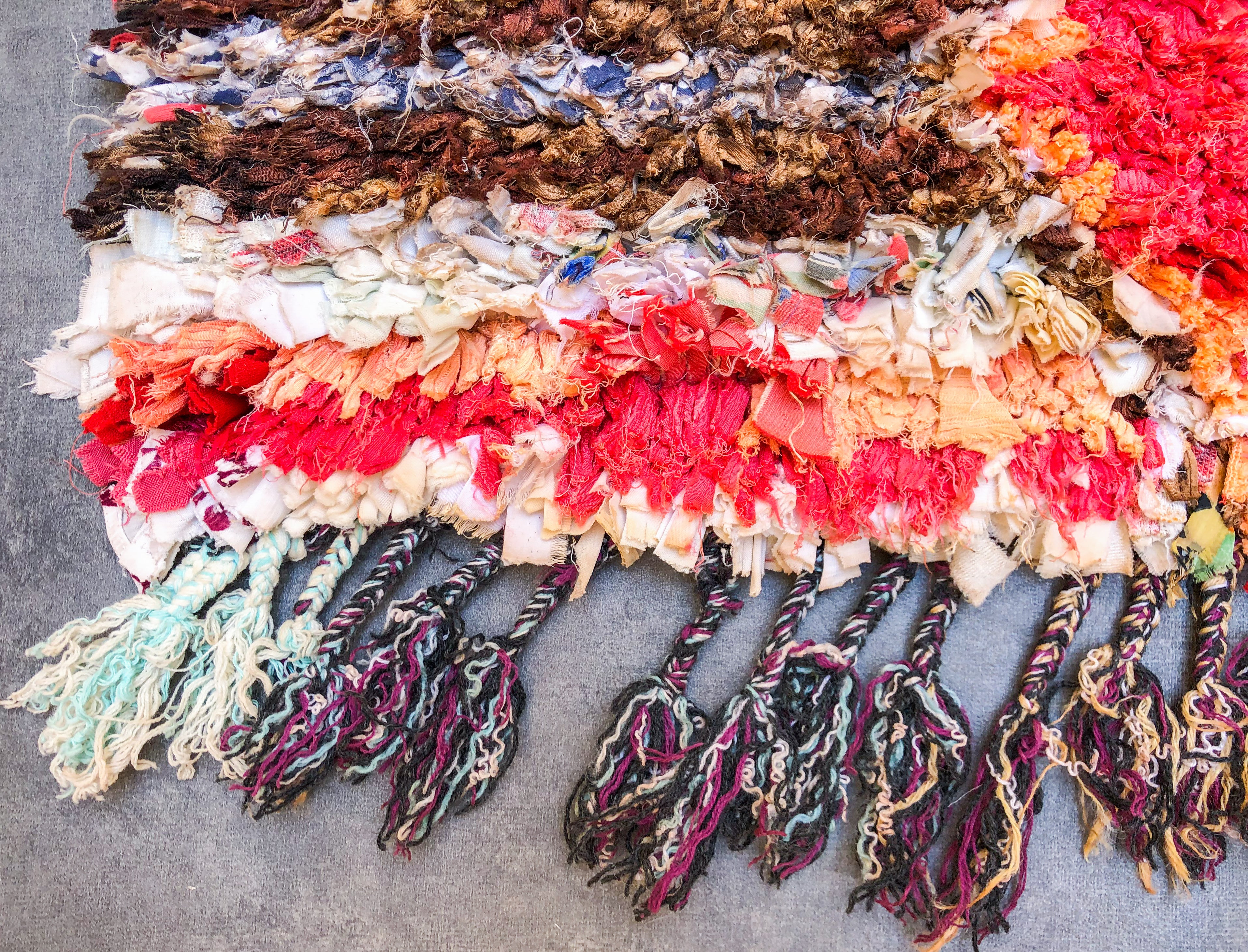 Eclectic Berber runner rug-Berber Handicraft