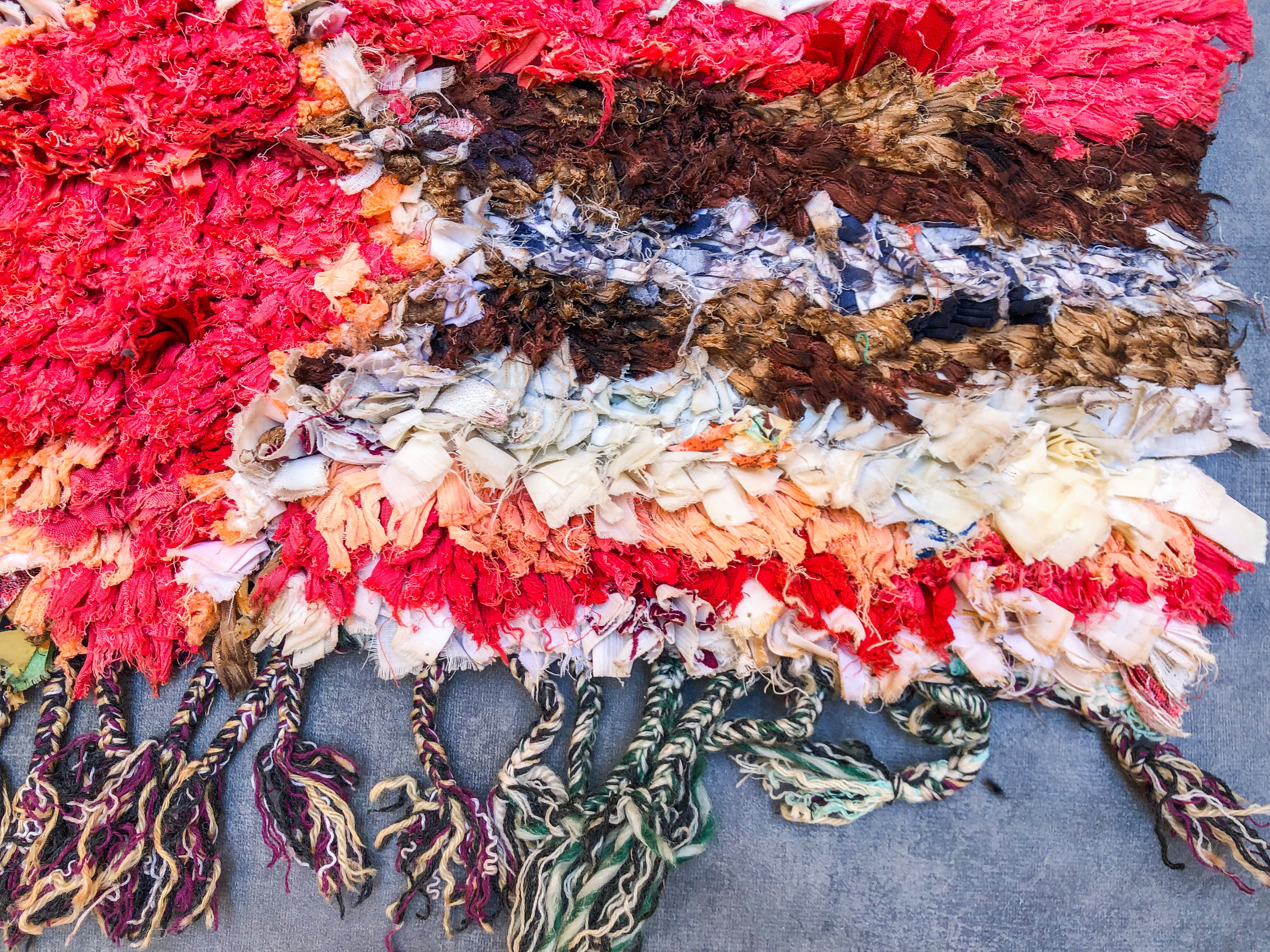 Eclectic Berber runner rug-Berber Handicraft