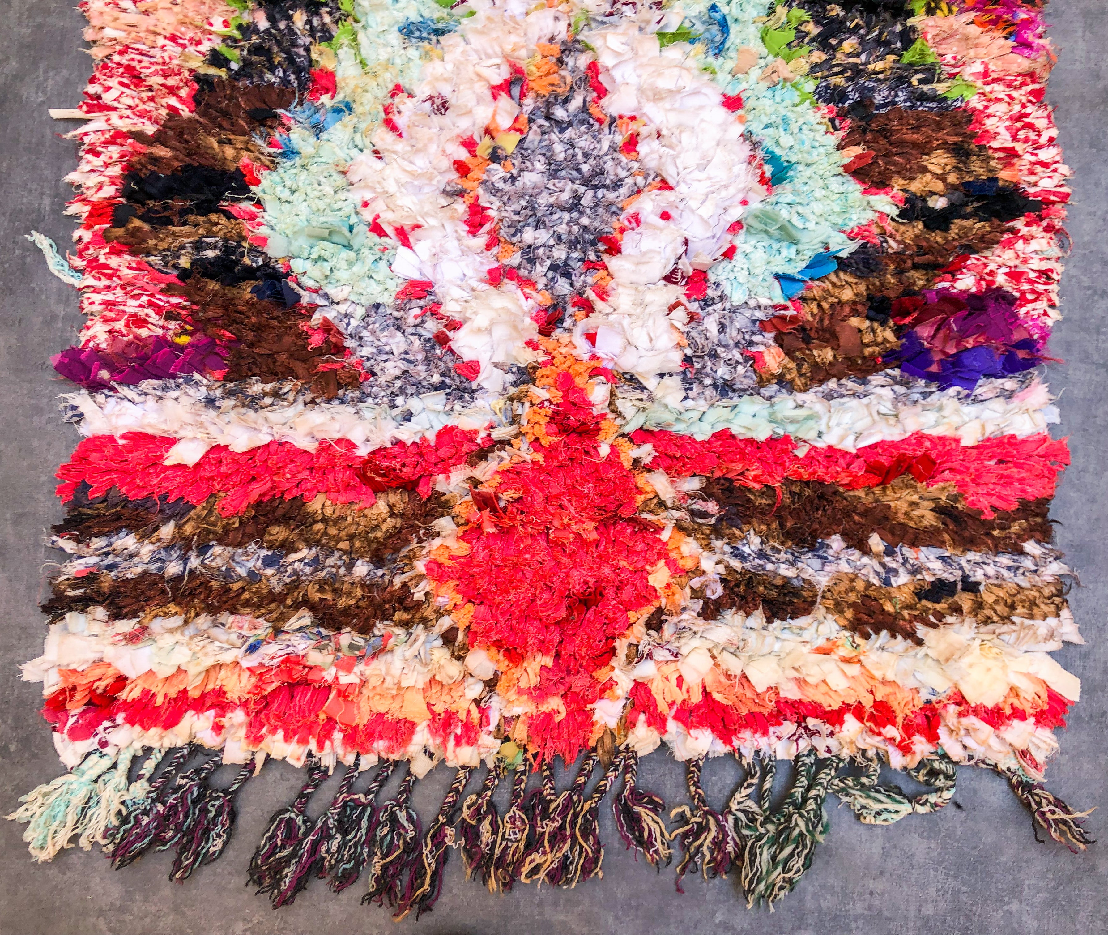 Eclectic Berber runner rug-Berber Handicraft