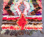 Eclectic Berber runner rug