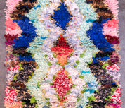 Eclectic Berber runner rug-Berber Handicraft