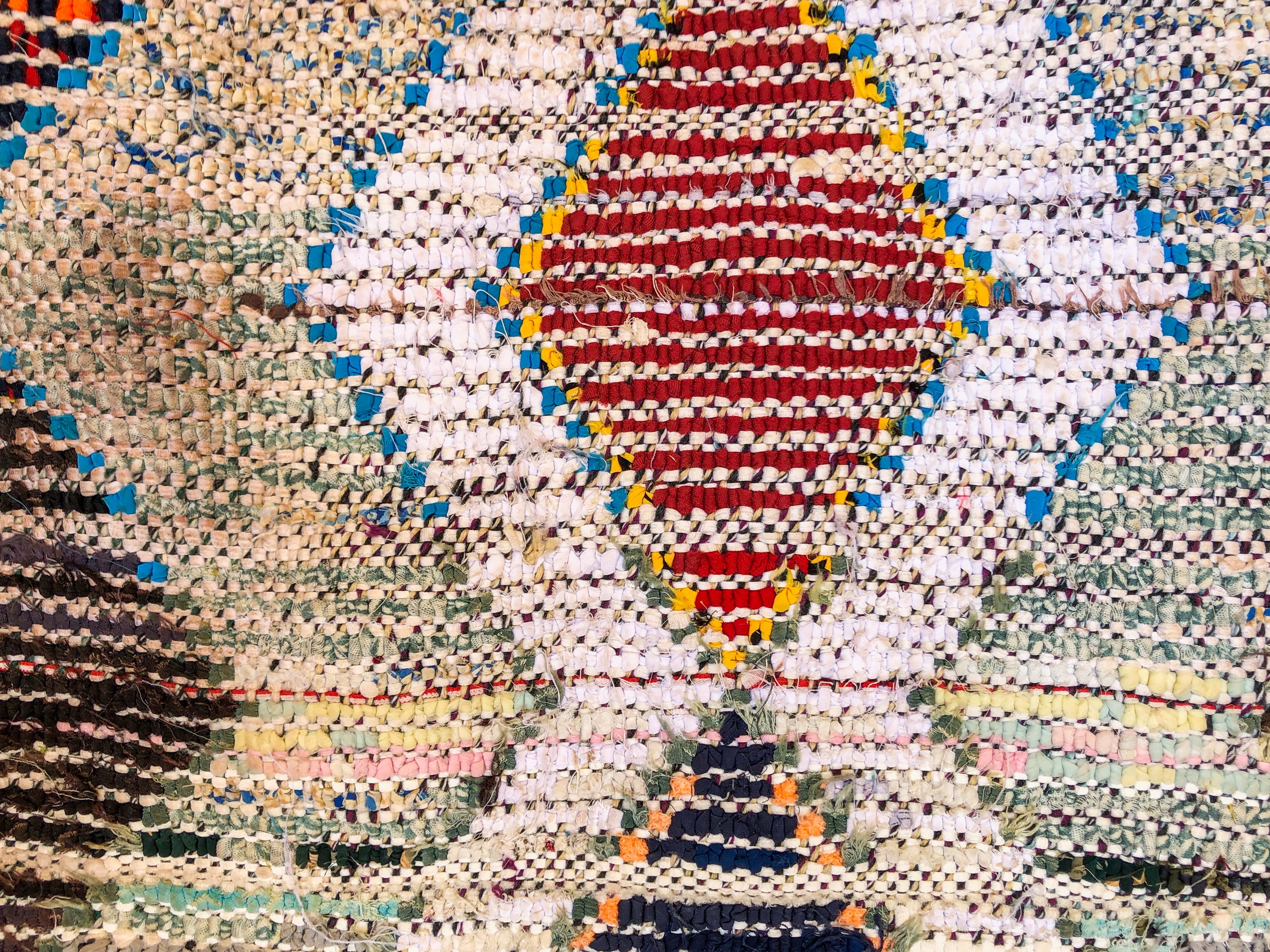 Eclectic Berber runner rug-Berber Handicraft