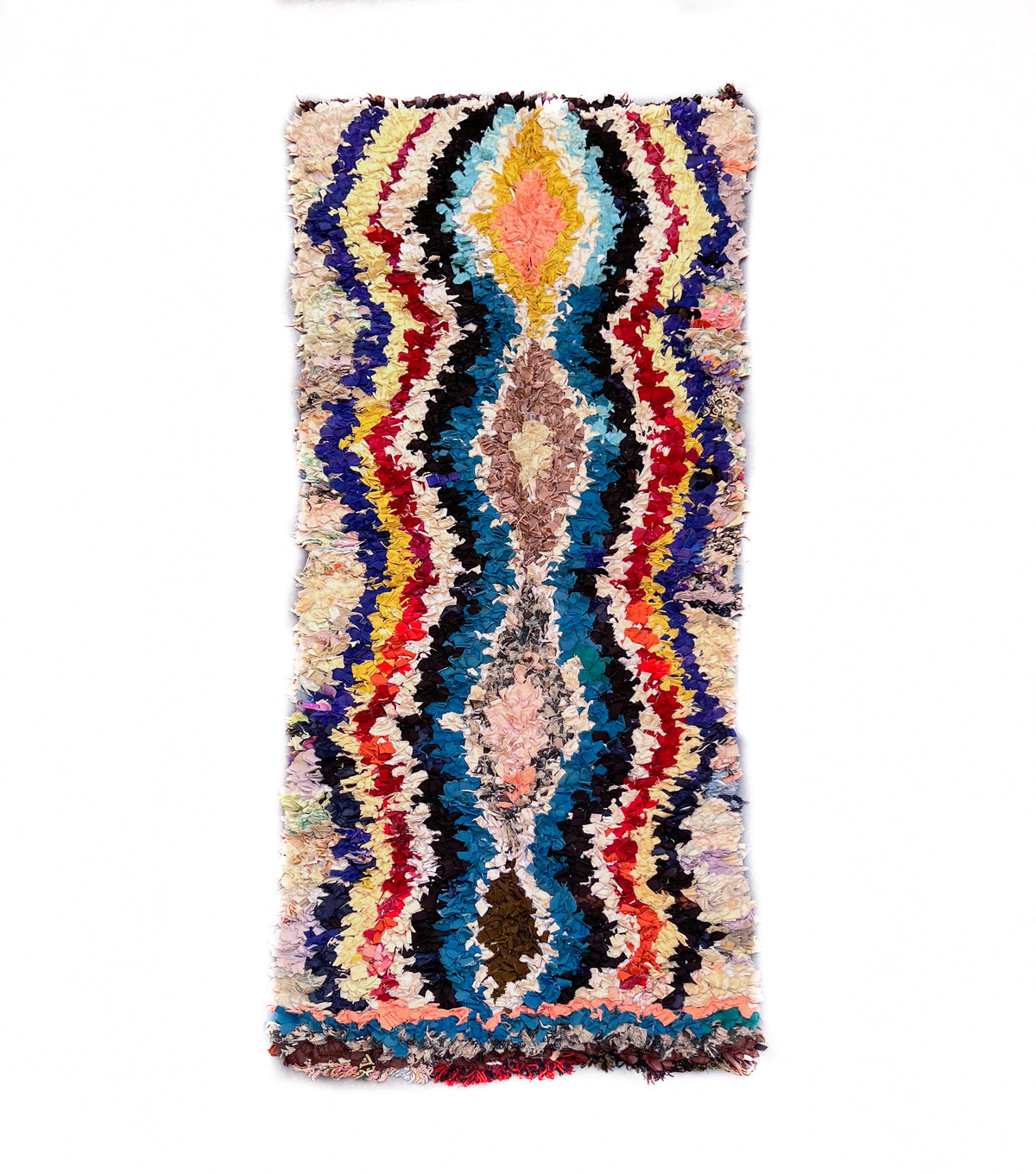 Colorful Berber runner rug