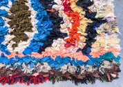 Colorful Berber runner rug-Berber Handicraft