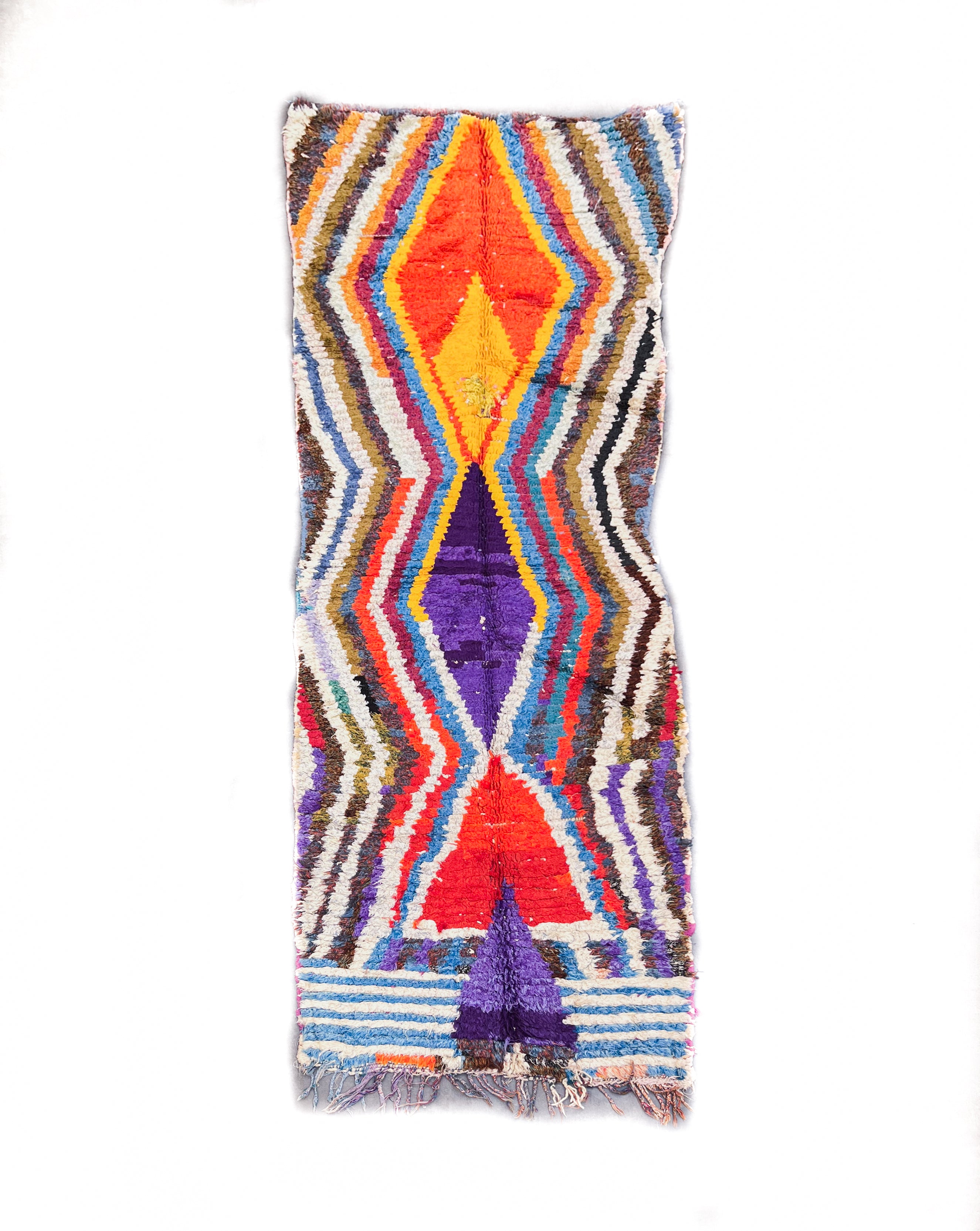 Abstract Berber runner rug-Berber Handicraft