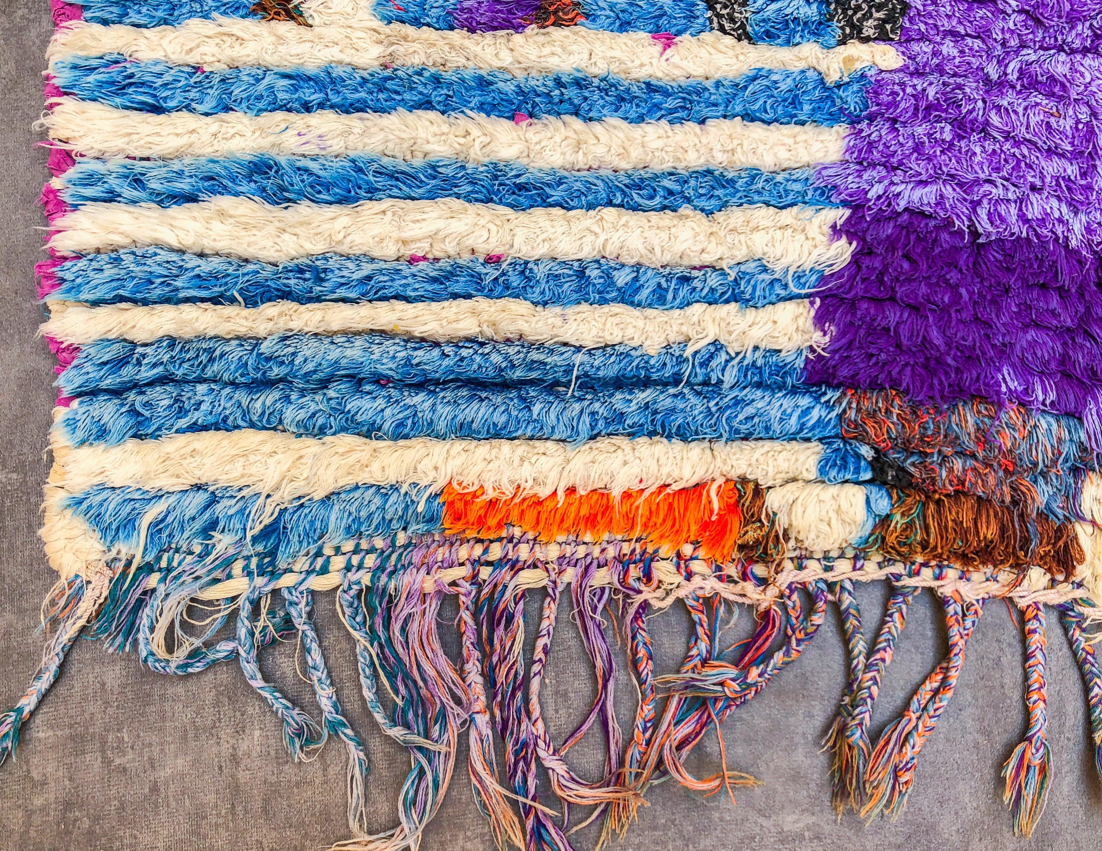 Abstract Berber runner rug-Berber Handicraft