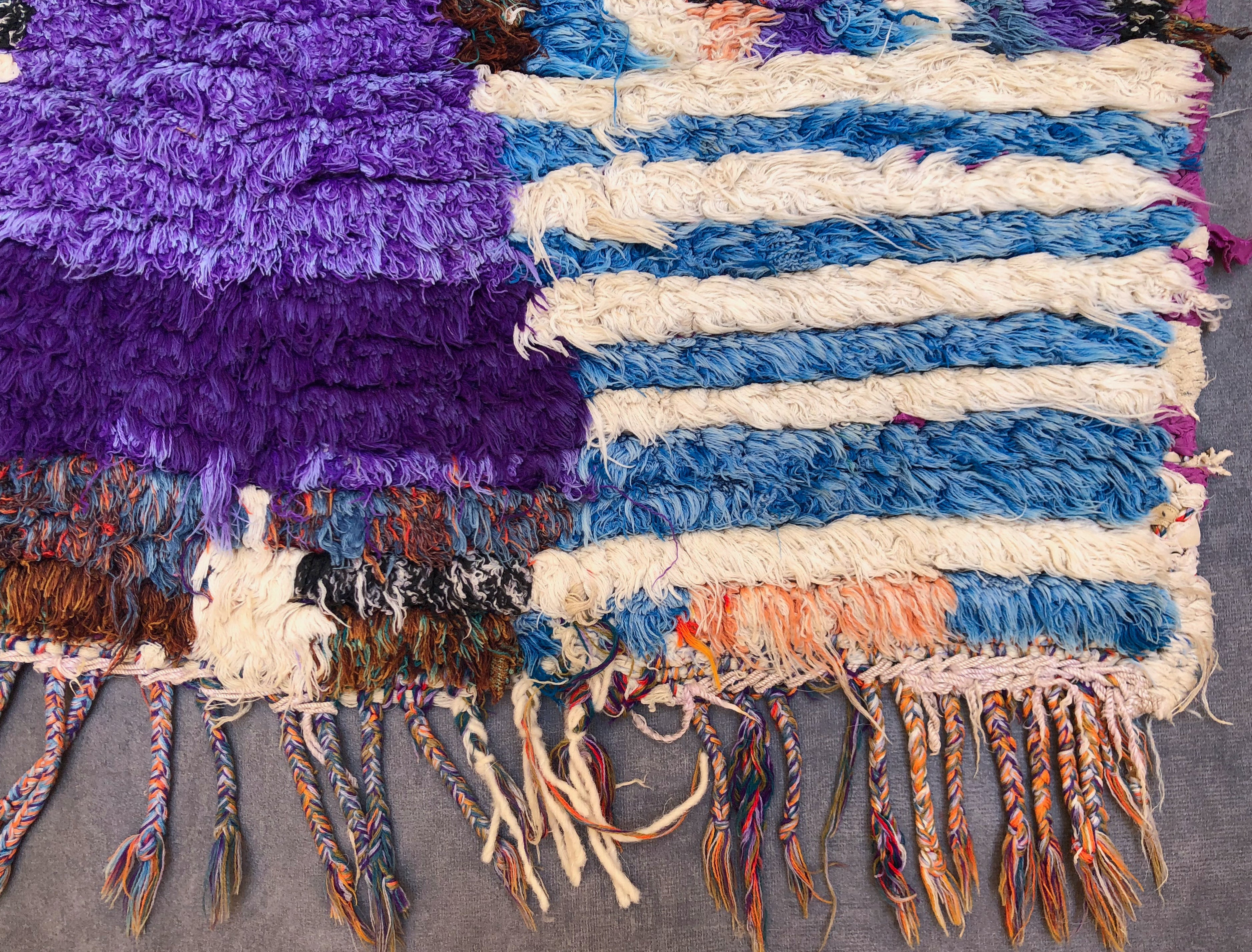 Abstract Berber runner rug-Berber Handicraft