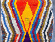 Abstract Berber runner rug-Berber Handicraft