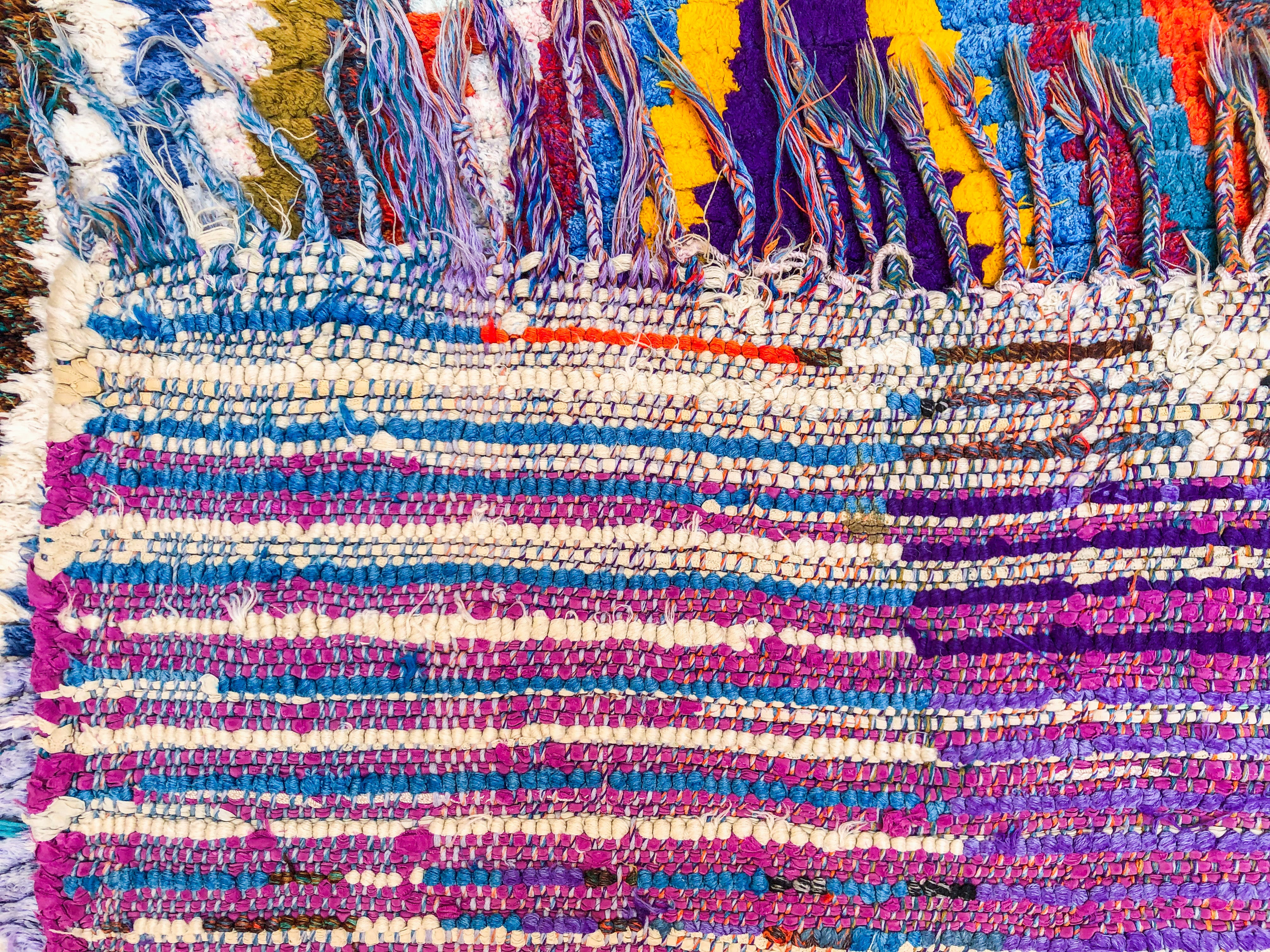 Abstract Berber runner rug-Berber Handicraft