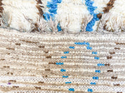 Beige brown runner rug-Berber Handicraft