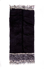 Black Boujaad runner rug