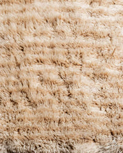 Minimalist Brown Striped Rug 3 X 5 Ft | 90 X 150 Cm / With Tassels / Short (0.4” / 1 cm)