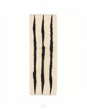 Minimalist Moroccan Runner Rug 2 X 6 Ft | 60 X 180 Cm / With Tassels / Short (0.4” / 1 cm)