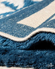 Minimalist Runner Rug 2 X 6 Ft | 60 X 180 Cm / With Tassels / Short (0.4” / 1 cm)