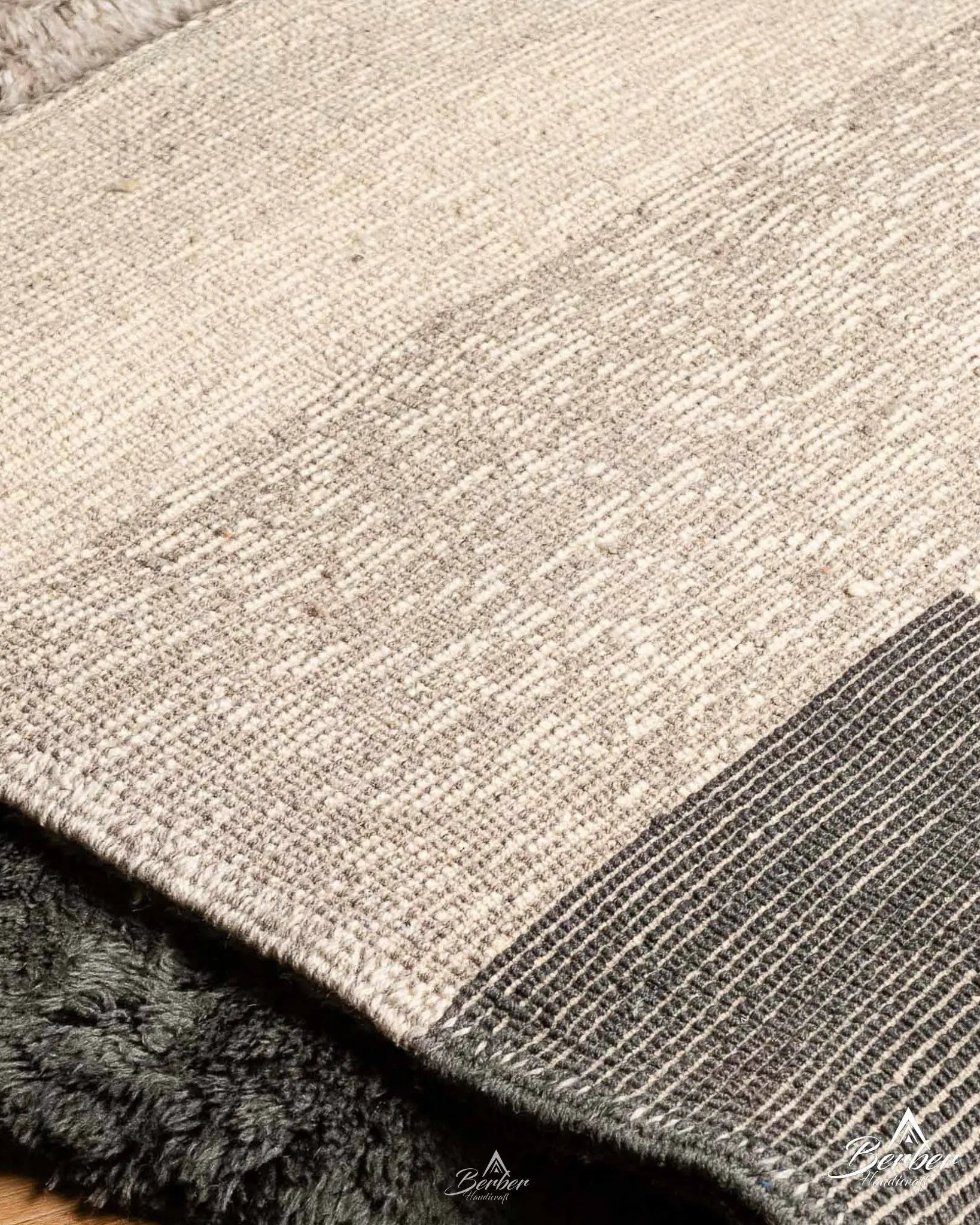 Modern Moroccan Carpet 3 X 5 Ft | 90 X 150 Cm / With Tassels / Short (0.4” / 1 cm)