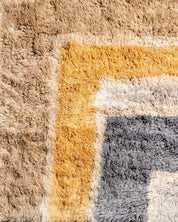 Modern Wool Rugs 3 X 5 Ft | 90 X 150 Cm / With Tassels / Short (0.4” / 1 cm)