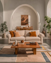 Modern Wool Rugs 3 X 5 Ft | 90 X 150 Cm / With Tassels / Short (0.4” / 1 cm)