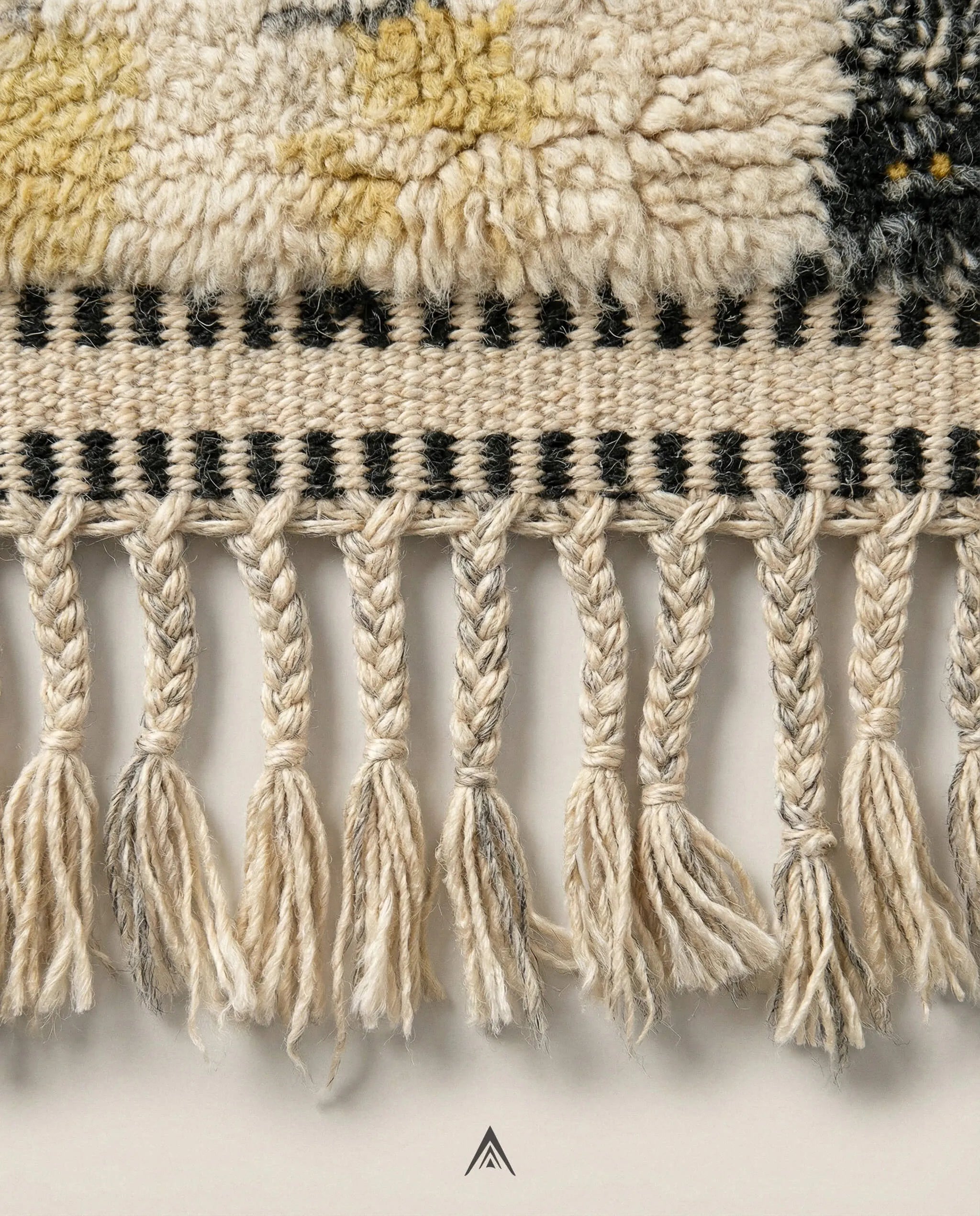 Moroccan Abstract Rug 6.6x9 ft - 203x275 cm-Berber Handicraft