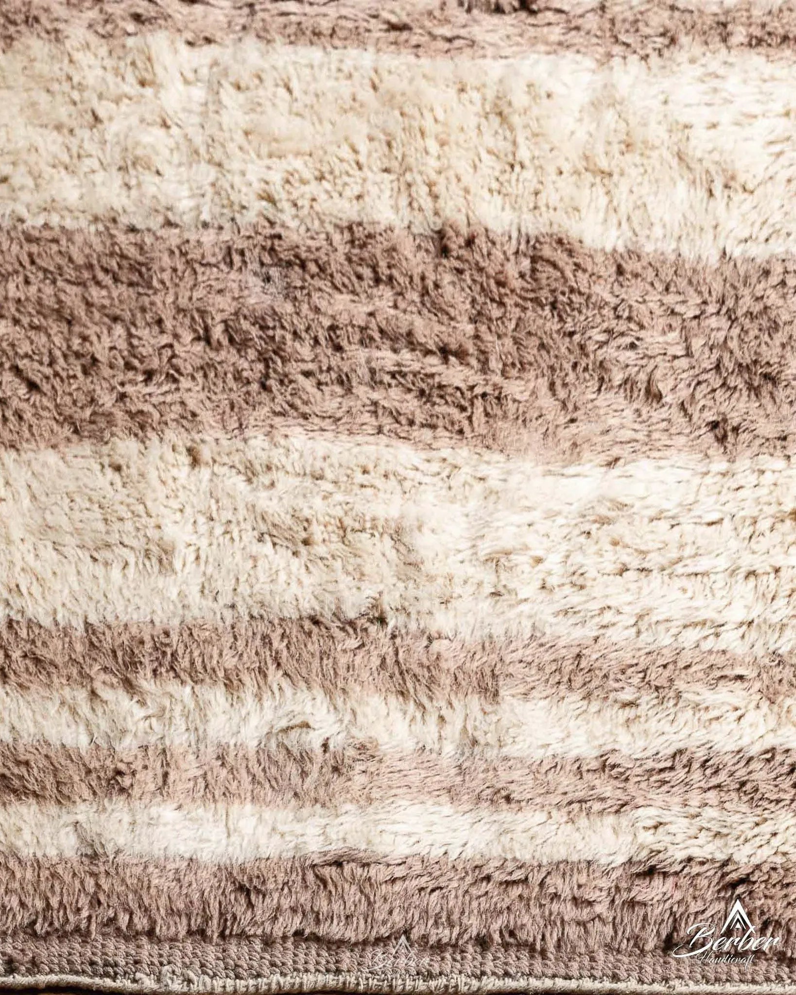 Moroccan Area Rug 3 X 5 Ft | 90 X 150 Cm / With Tassels / Short (0.4” / 1 cm)