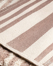 Moroccan Area Rug 3 X 5 Ft | 90 X 150 Cm / With Tassels / Short (0.4” / 1 cm)