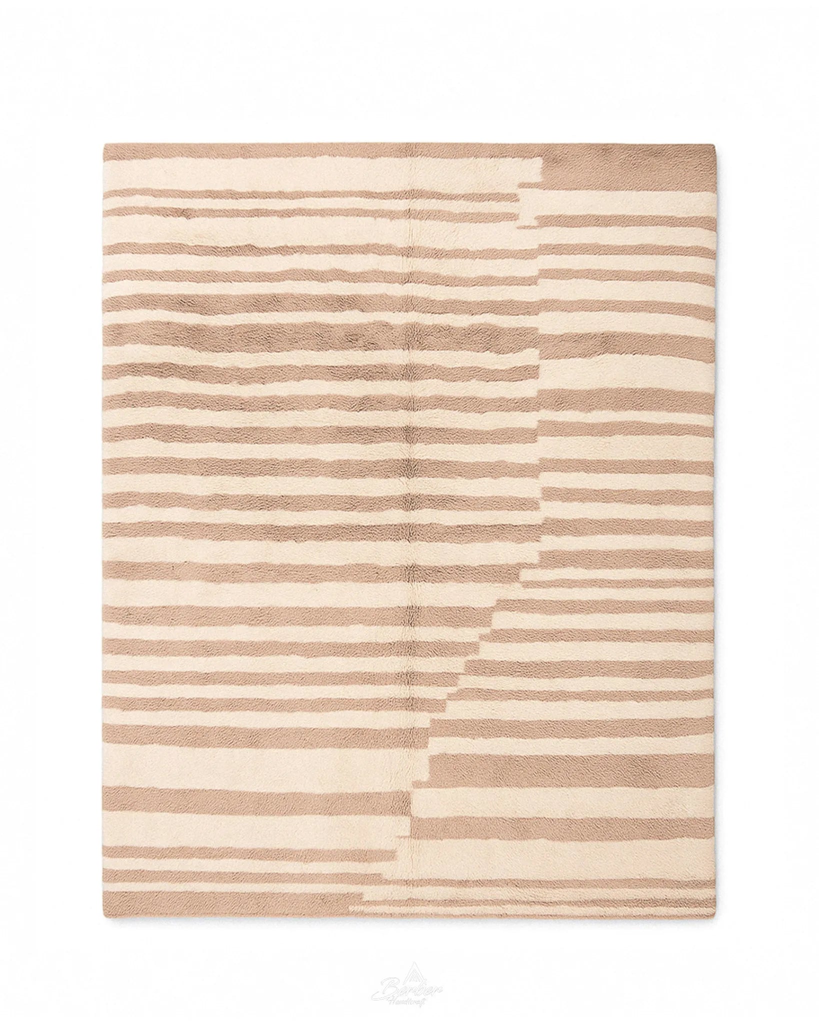 Moroccan Area Rug 3 X 5 Ft | 90 X 150 Cm / With Tassels / Short (0.4” / 1 cm)