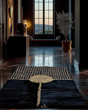 Moroccan Artisanal Rug 3 X 5 Ft | 90 X 150 Cm / With Tassels / Short (0.4” / 1 cm)
