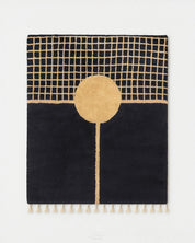 Moroccan Artisanal Rug 3 X 5 Ft | 90 X 150 Cm / With Tassels / Short (0.4” / 1 cm)