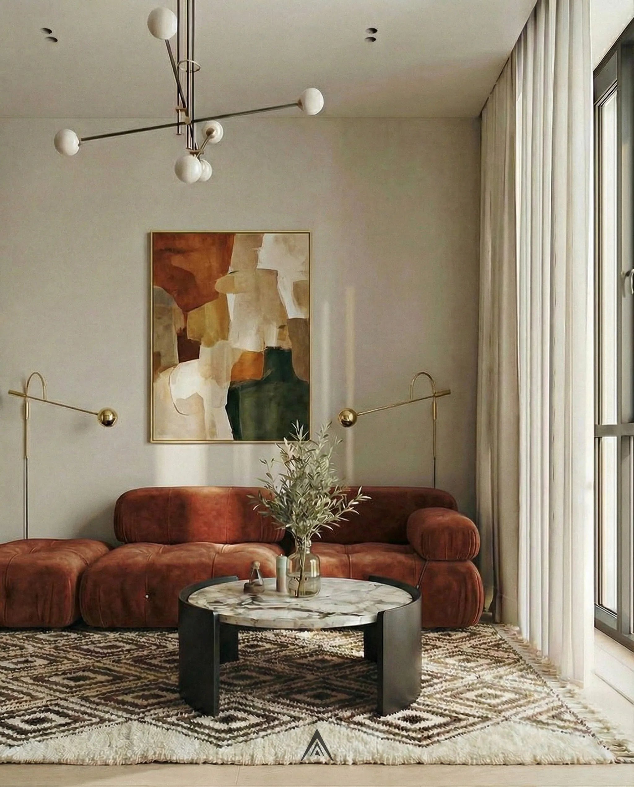 Moroccan Bedroom Rug 7x10.1 ft - 215x308 cm-Berber Handicraft