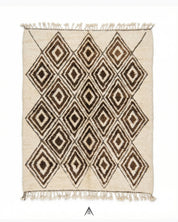 Moroccan Bedroom Rug 7x10.1 ft - 215x308 cm-Berber Handicraft