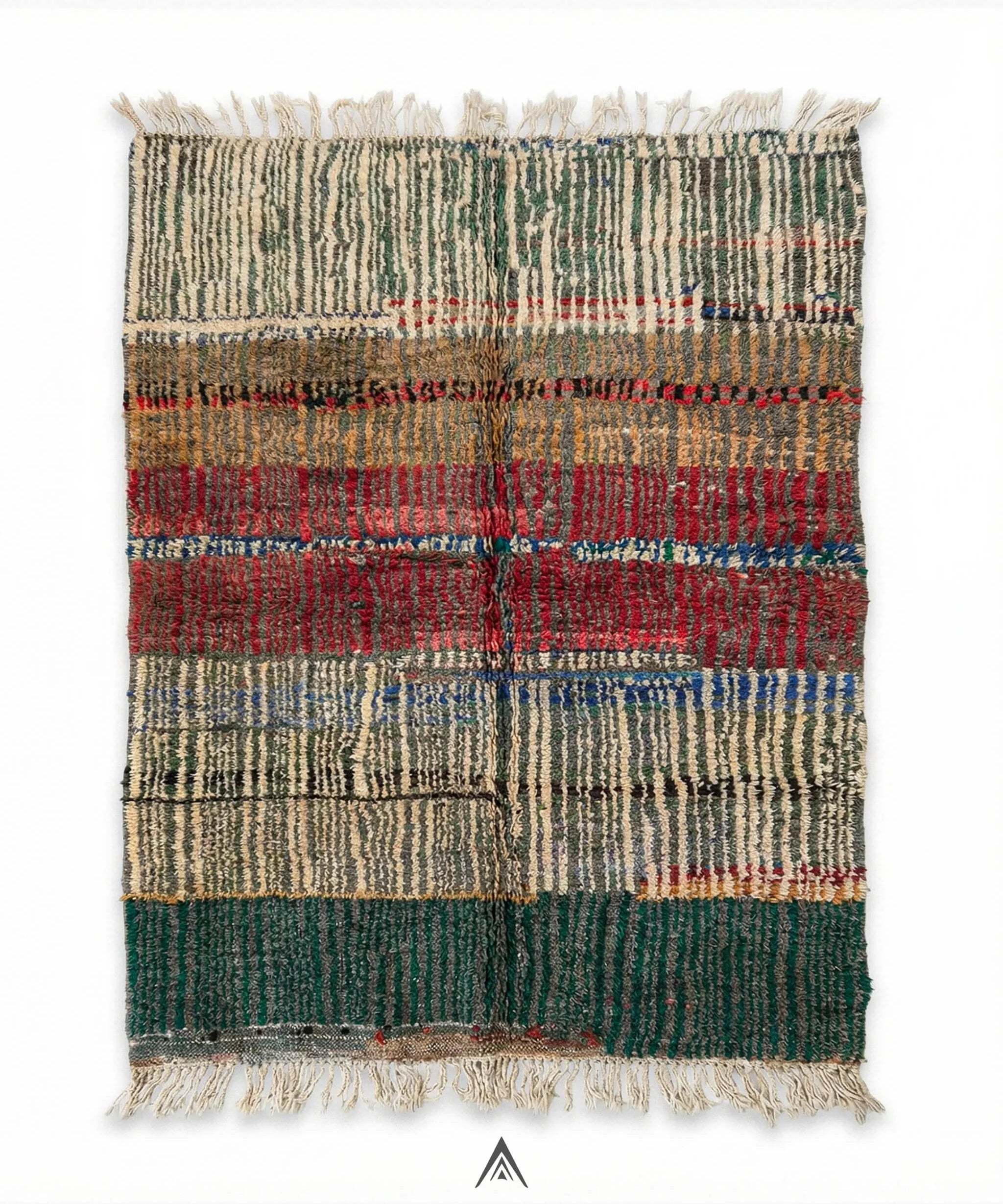 Moroccan Boho Rug 5.2x8 ft - 160x245 cm-Berber Handicraft