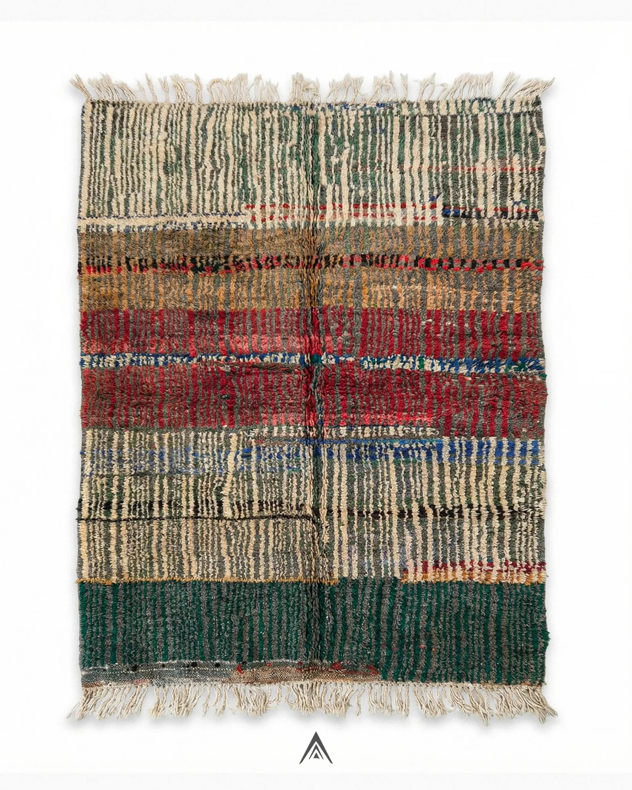 Moroccan Boho Rug 5.2x8 ft - 160x245 cm-Berber Handicraft