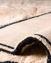 Moroccan Carpet 3 X 5 Ft | 90 X 150 Cm / With Tassels / Short (0.4” / 1 cm)