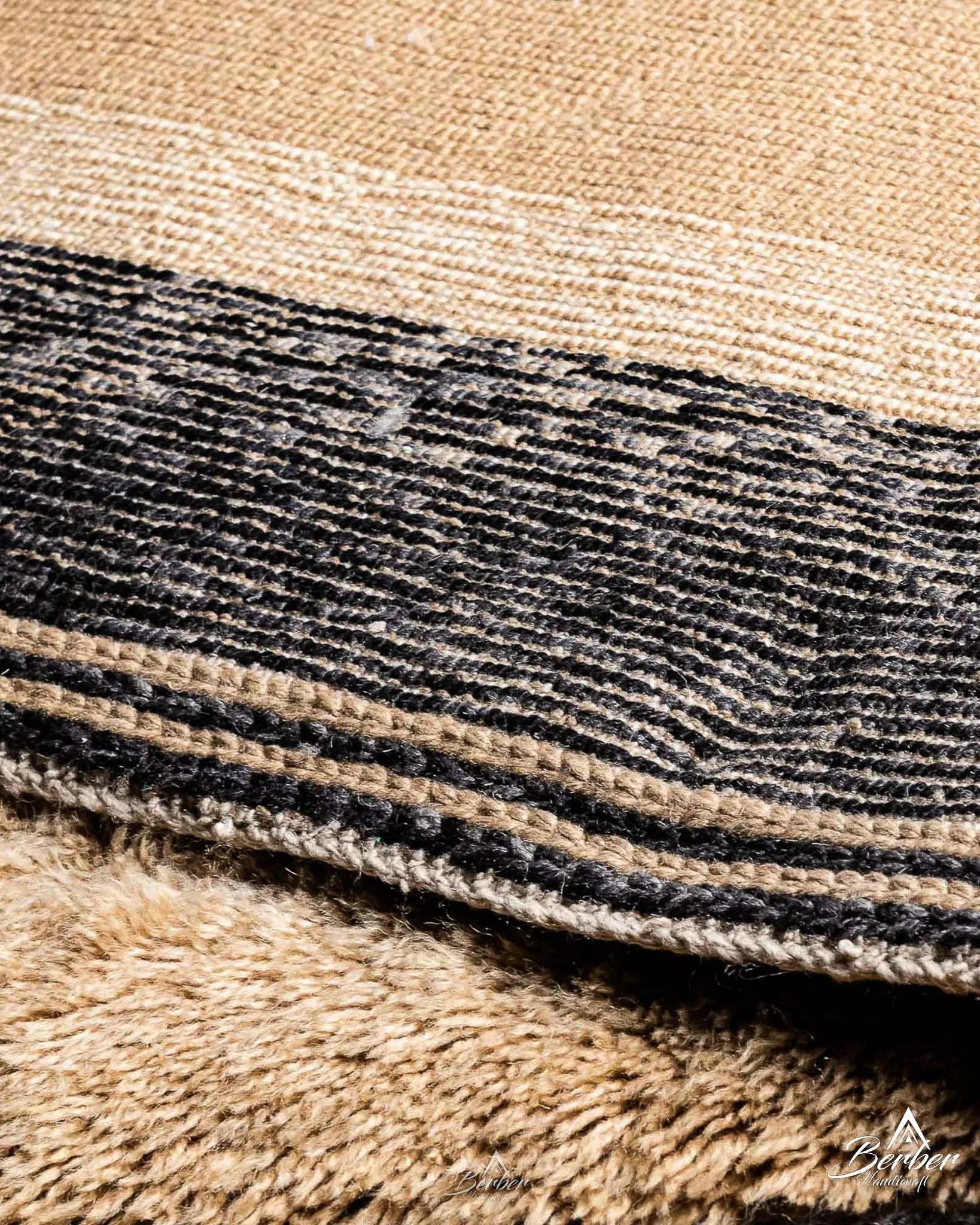 Moroccan Colorful Rug 3 X 5 Ft | 90 X 150 Cm / With Tassels / Short (0.4” / 1 cm)