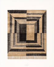 Moroccan Colorful Rug 3 X 5 Ft | 90 X 150 Cm / With Tassels / Short (0.4” / 1 cm)