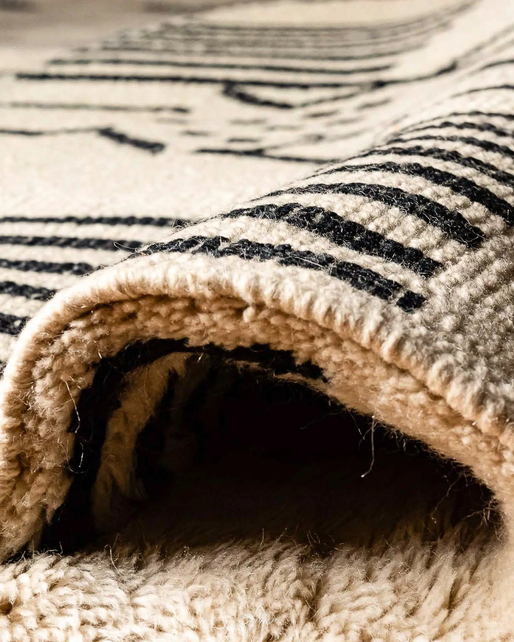 Moroccan Custom Rug 3 X 5 Ft | 90 X 150 Cm / With Tassels / Short (0.4” / 1 cm)