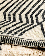 Moroccan Custom Rug 3 X 5 Ft | 90 X 150 Cm / With Tassels / Short (0.4” / 1 cm)