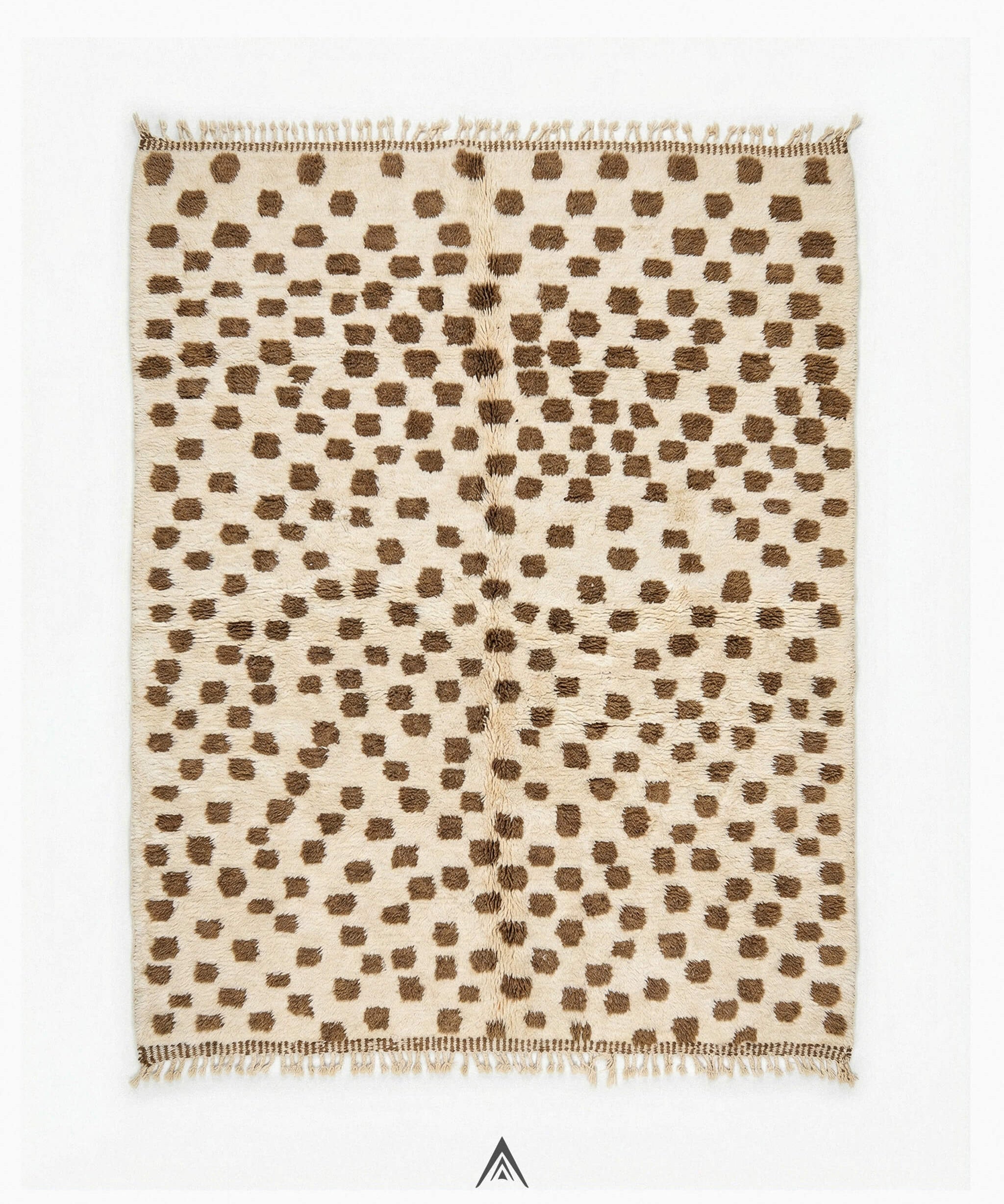 Moroccan Diamond Rug 7x9.7 ft - 215x295 cm-Berber Handicraft