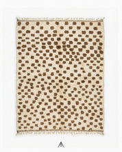 Moroccan Diamond Rug 7x9.7 ft - 215x295 cm-Berber Handicraft