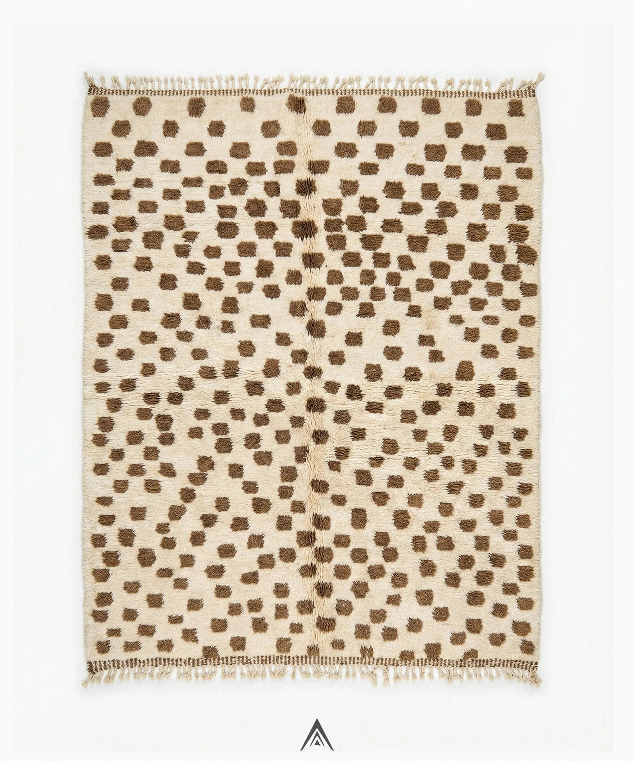 Moroccan Diamond Rug 7x9.7 ft - 215x295 cm-Berber Handicraft