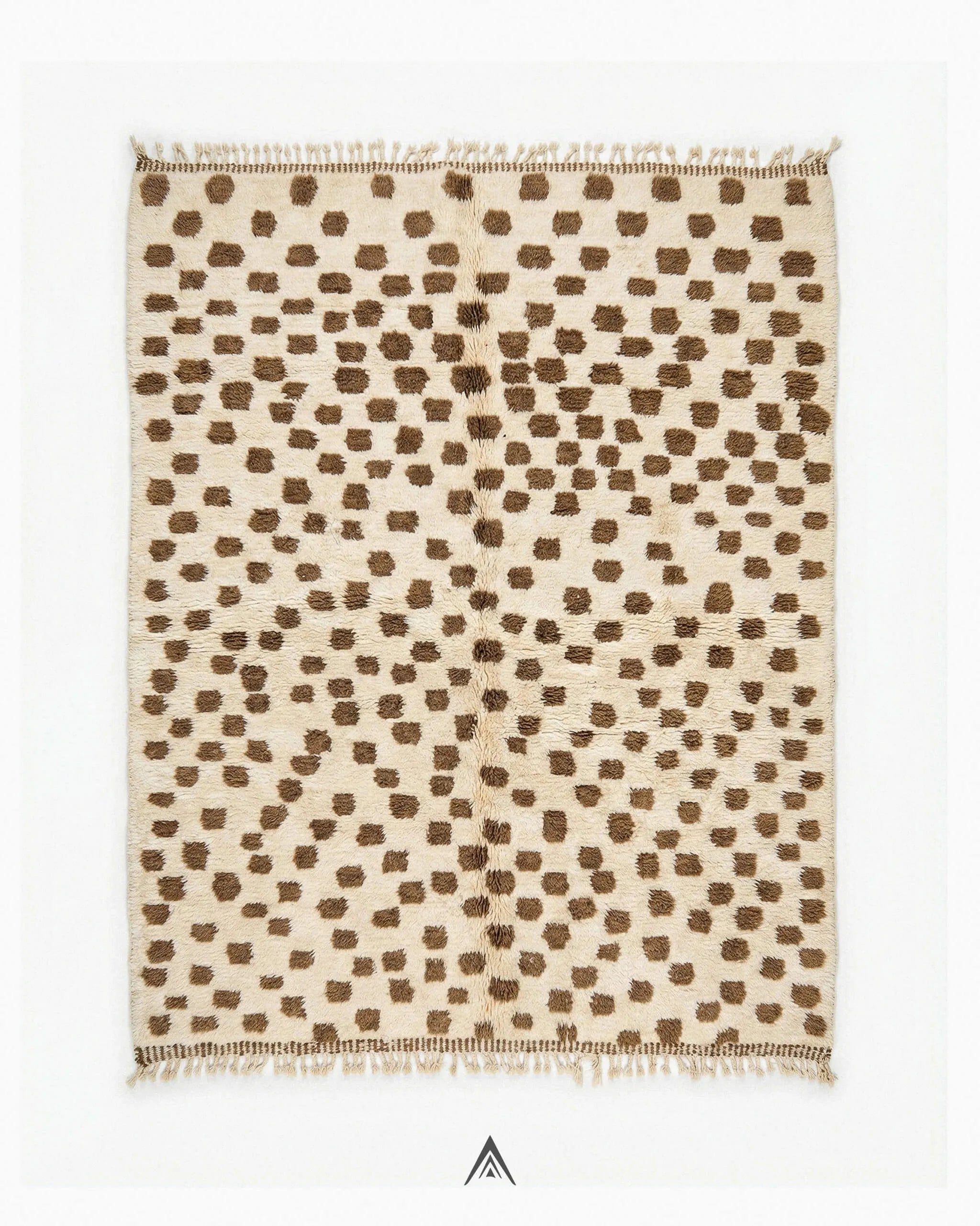 Moroccan Diamond Rug 7x9.7 ft - 215x295 cm-Berber Handicraft