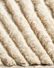 Moroccan Floor Rug 3 X 5 Ft | 90 X 150 Cm / With Tassels / Short (0.4” / 1 cm)