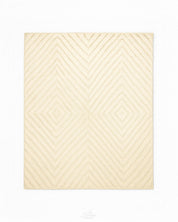 Moroccan Floor Rug 3 X 5 Ft | 90 X 150 Cm / With Tassels / Short (0.4” / 1 cm)