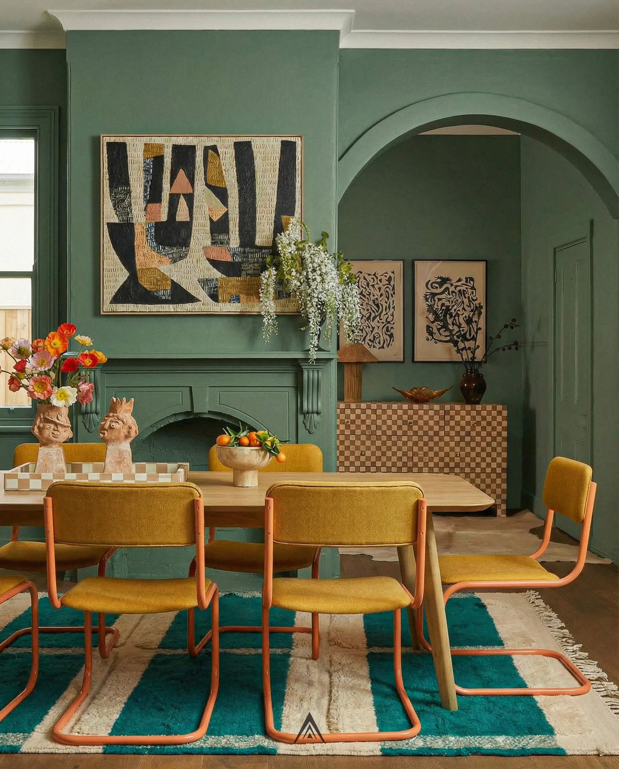 Moroccan Geometric Rug 6.3x9.3 ft - 193x285 cm-Berber Handicraft