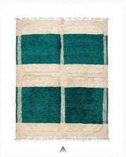 Moroccan Geometric Rug 6.3x9.3 ft - 193x285 cm-Berber Handicraft