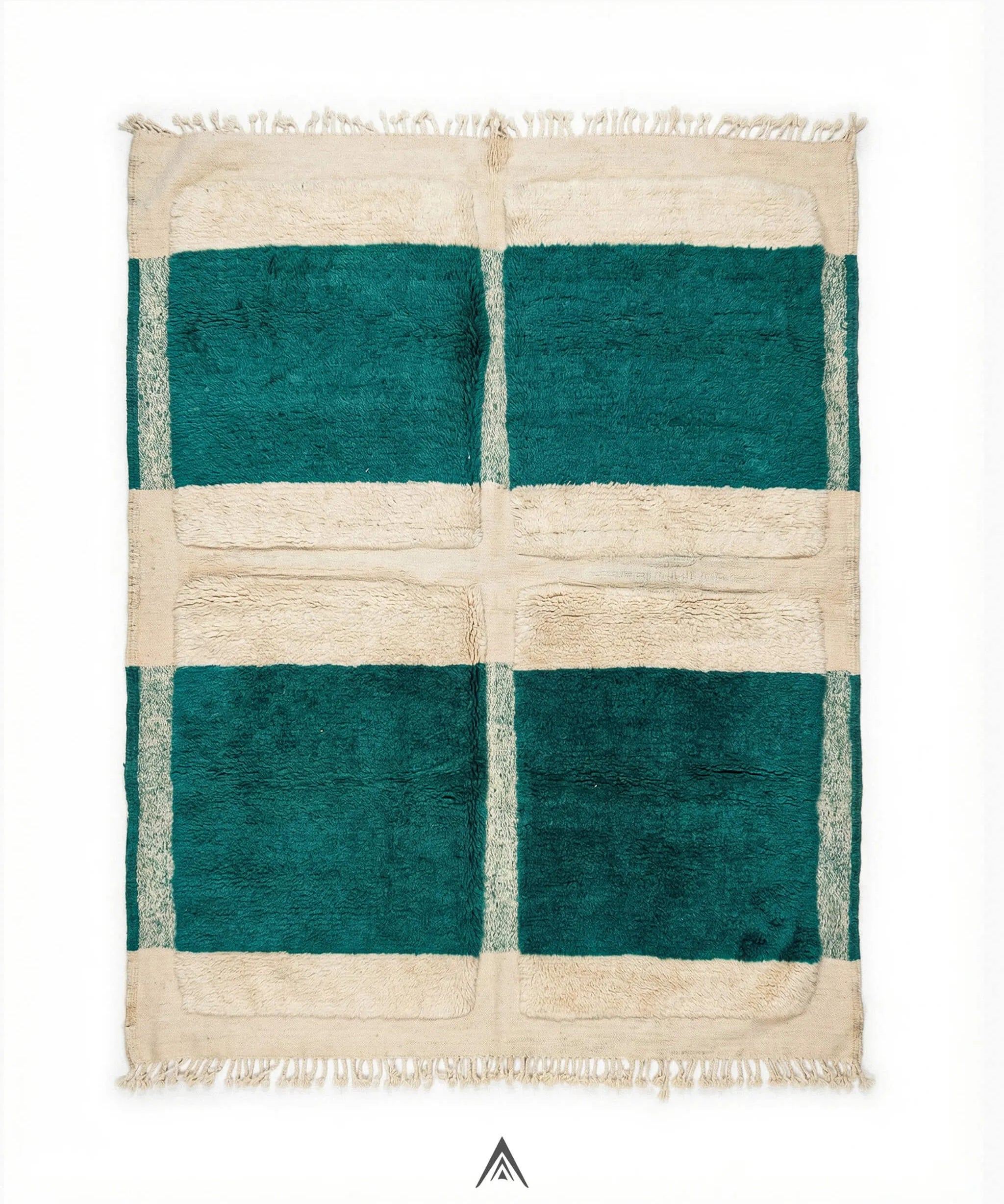 Moroccan Geometric Rug 6.3x9.3 ft - 193x285 cm-Berber Handicraft