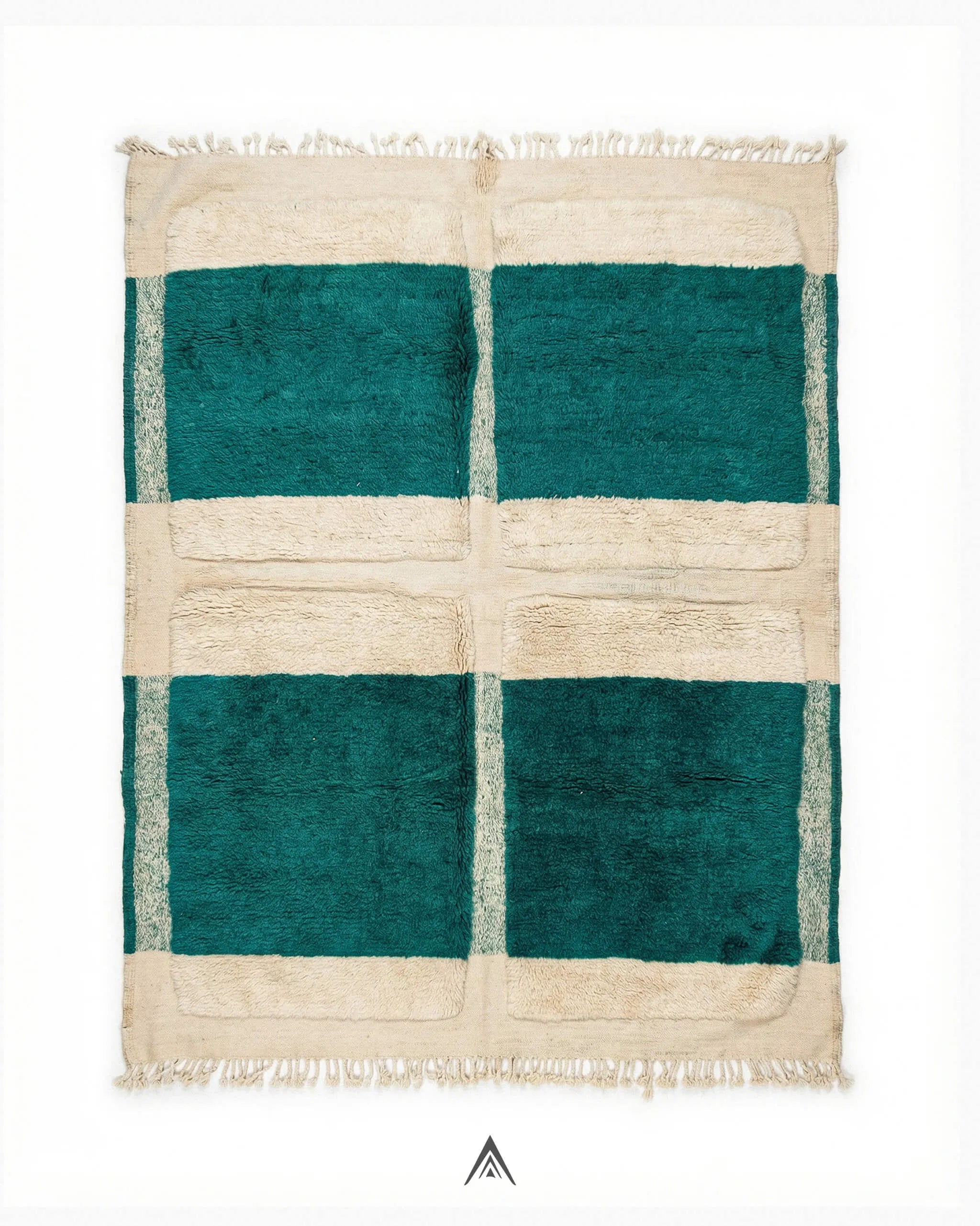 Moroccan Geometric Rug 6.3x9.3 ft - 193x285 cm-Berber Handicraft