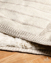 Moroccan Living Room Rug 3 X 5 Ft | 90 X 150 Cm / With Tassels / Short (0.4” / 1 cm)