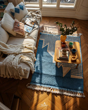 Moroccan Rug Blue