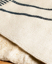 Moroccan Shag Rug 3 X 5 Ft | 90 X 150 Cm / With Tassels / Short (0.4” / 1 cm)